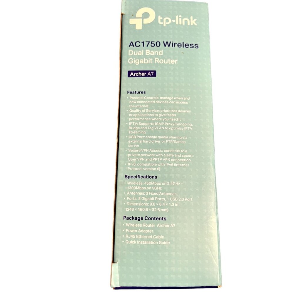 TP-Link AC1750 Dual Band Gigabit Router In Box - Picture 2 of 7